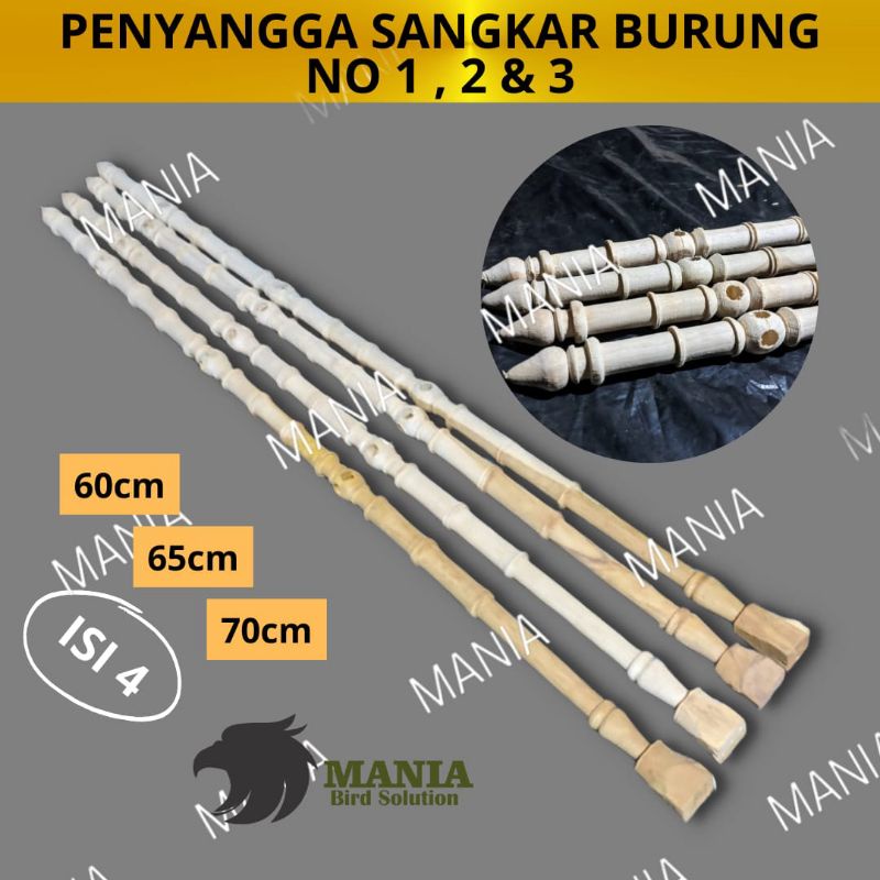 TIANG SANGKAR BURUNG PENYANGGA SANGKAR NO. 1 2&3
