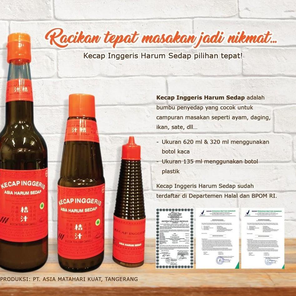 

✦PROMO✦ Kecap Inggris Sauce Inggris ASLI Asia Harum Sedap 135 ml