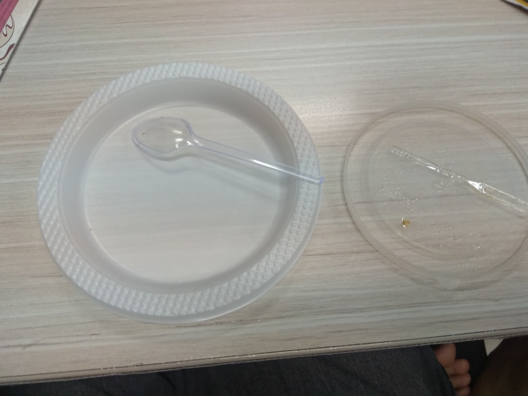 Garpu Mini Buah Kecil Per Pack Isi 100pcs Garpu Plastik Kue Puding Cake Murah