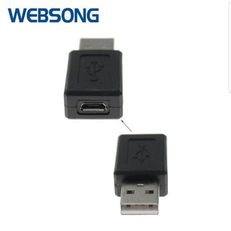 Connector USB Male to USB Micro Female websong