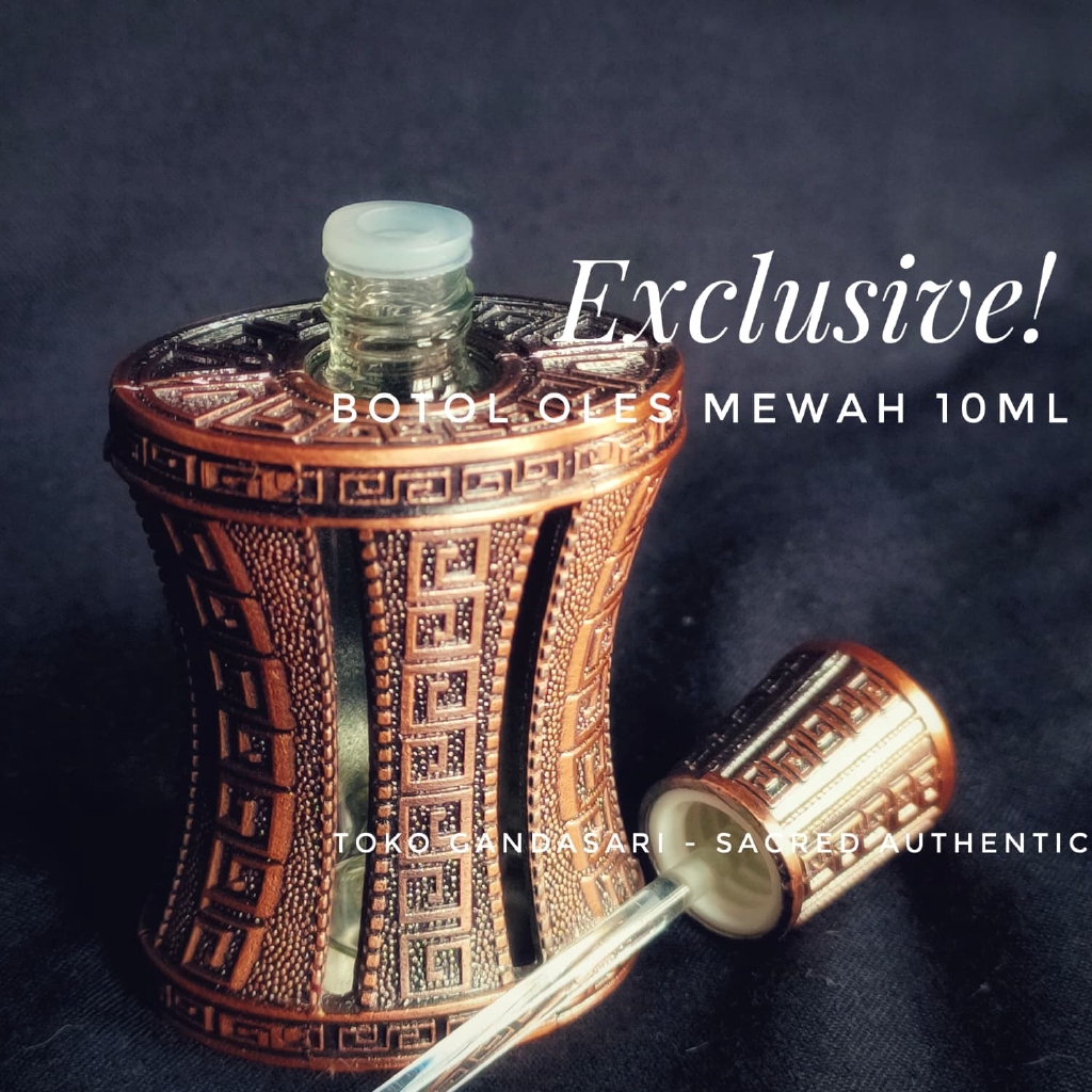 TERBATAS Botol Parfum Oles Mewah Arab Timur Tengah colek unik