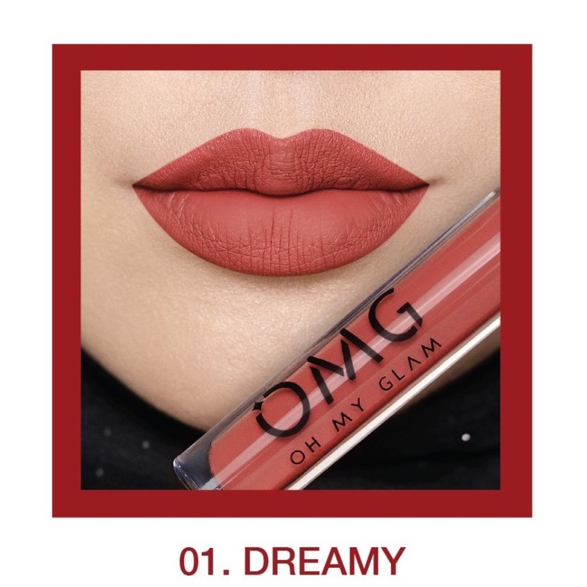 OMG OH MY GLAM Matte Kiss Lip Cream-OMG 01 Dreamy