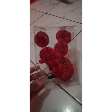 Bunga bludru pengantin preloved