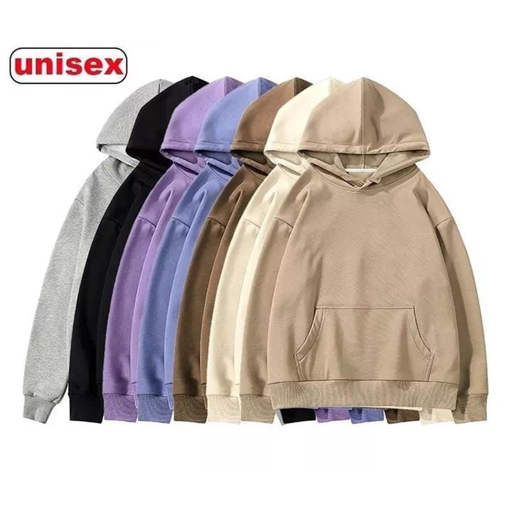 HOODIE POLOS SWEATER BASIC M-XXL Crewneck Outfit sweatshirt Hodie Ootd Wanita Kekinian Oversize Sweeter Hoddie Korean Style Switer Cewek Remaja Sweter Baju Atasan Bahan Fleece Tebal