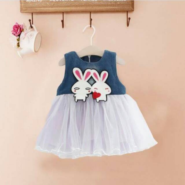 Dress boneka ungu muda