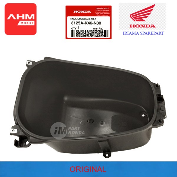 " 8125A-K46-N00 Box Luggage Bagasi Bawah Jok Vario 110 Fi Non eSP 2014 Stater Berisik "