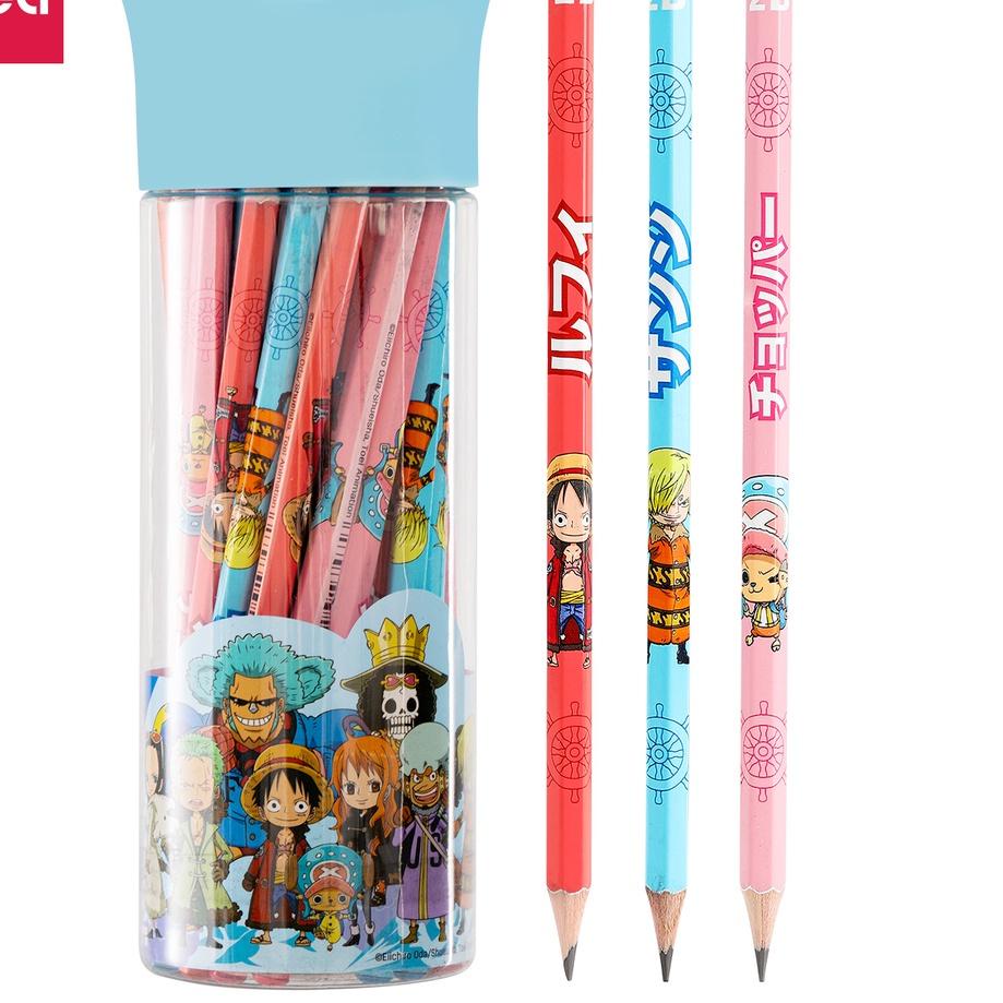 

Tidak Diragukan.. Deli One Piece Graphit Pencil / Pensil Kayu Grafit 2B Lucu Kartun One Piece Free Rautan Box / Tube EC02X-2B