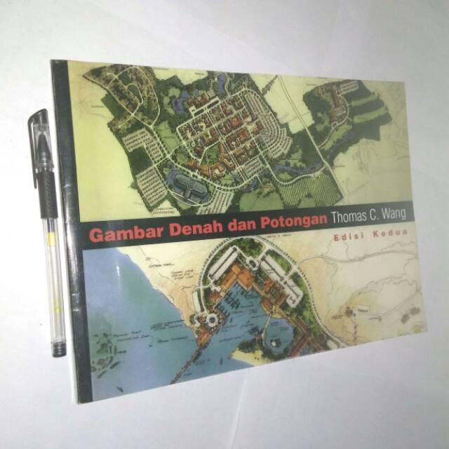 (Original) Gambar Denah dan Potongan | Thomas C. Wang