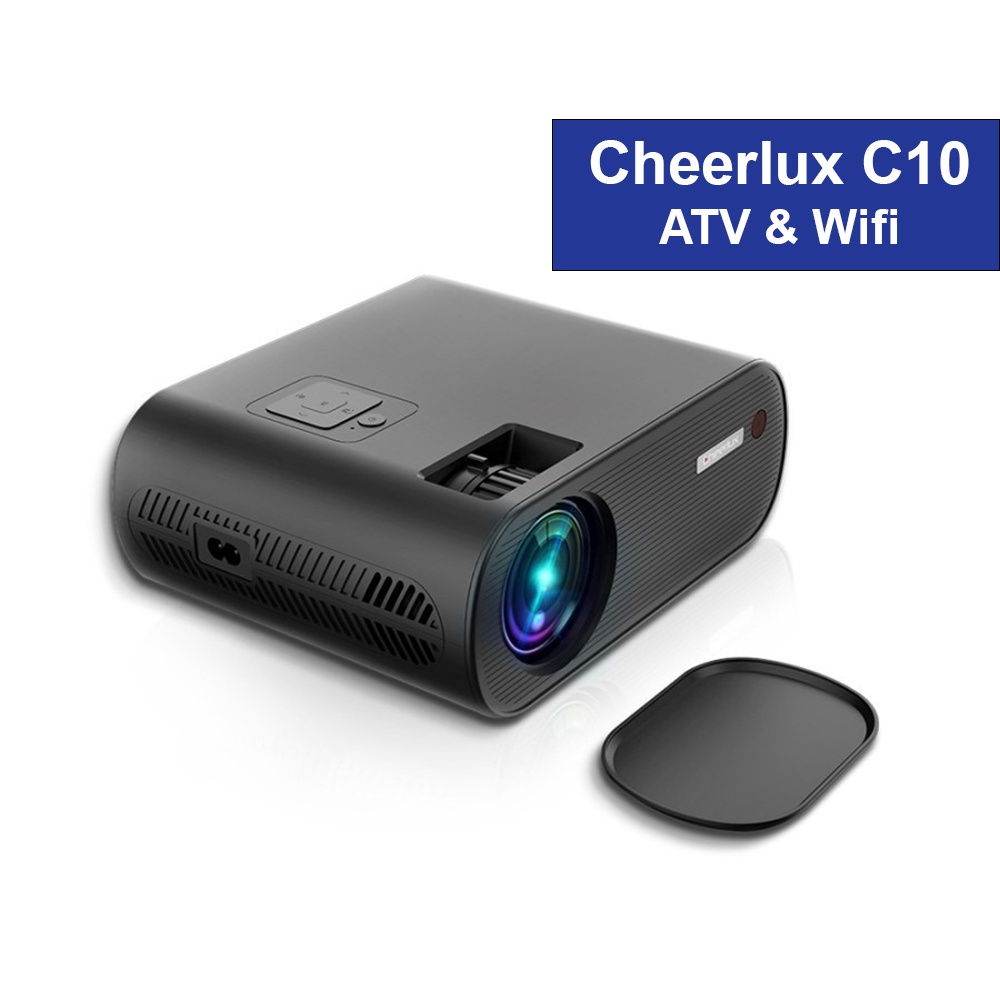 Cheerlux C10 Wifi ATV Proyektor Mini LED Projector 2600 Lumens 1080p