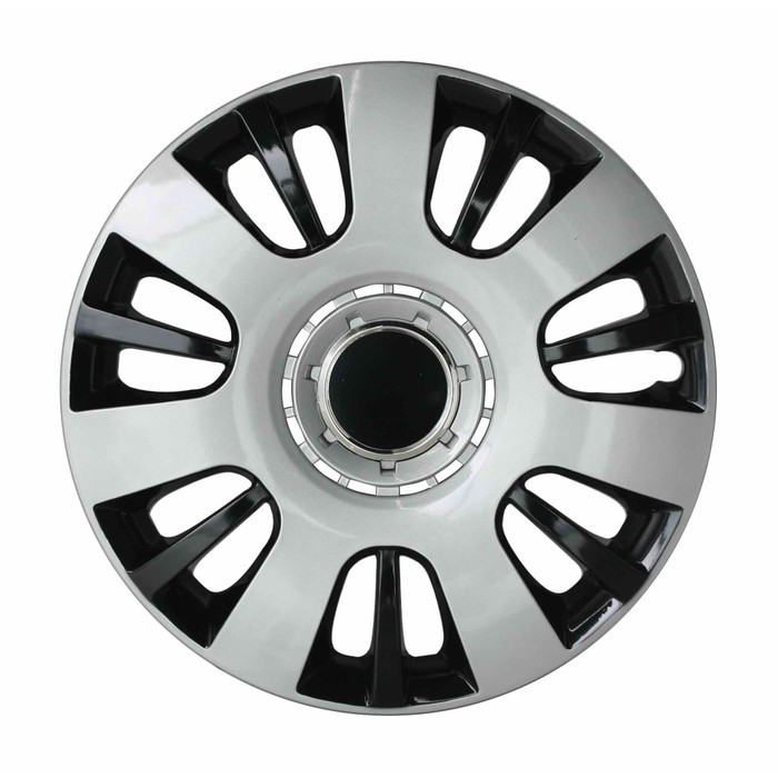 COVER VELG SPORT WHEEL DOP RODA LOWIN DESIGN 13 INCHI CHROME &amp; HITAM 5065 - 1 SET 4PCS