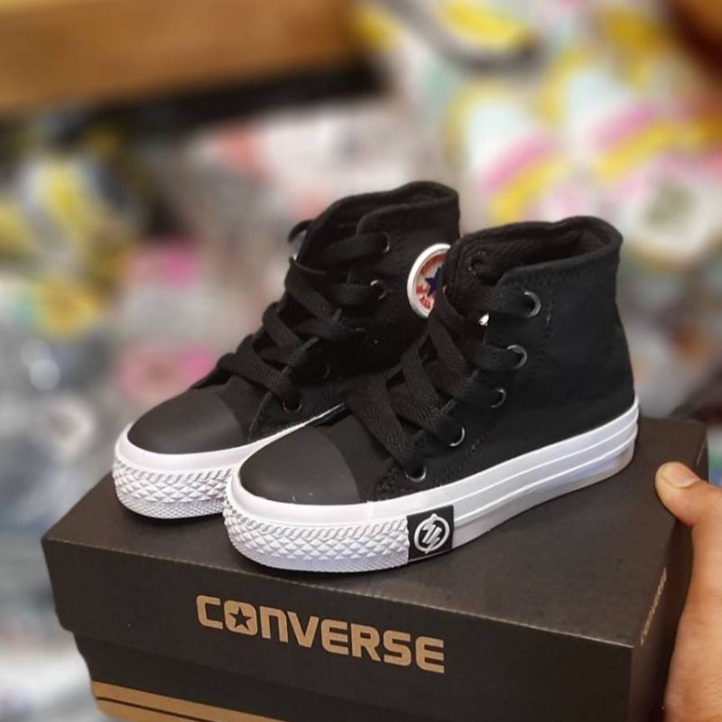 SEPATU ANAK CONVERSE HITAM/MARON/PUTIH MURAH