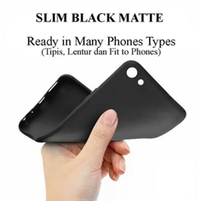 BLACK MATTE CASE OPPO A8 2020 - OPPO - A31 2020 - SOFTCASE SLIM MATTE