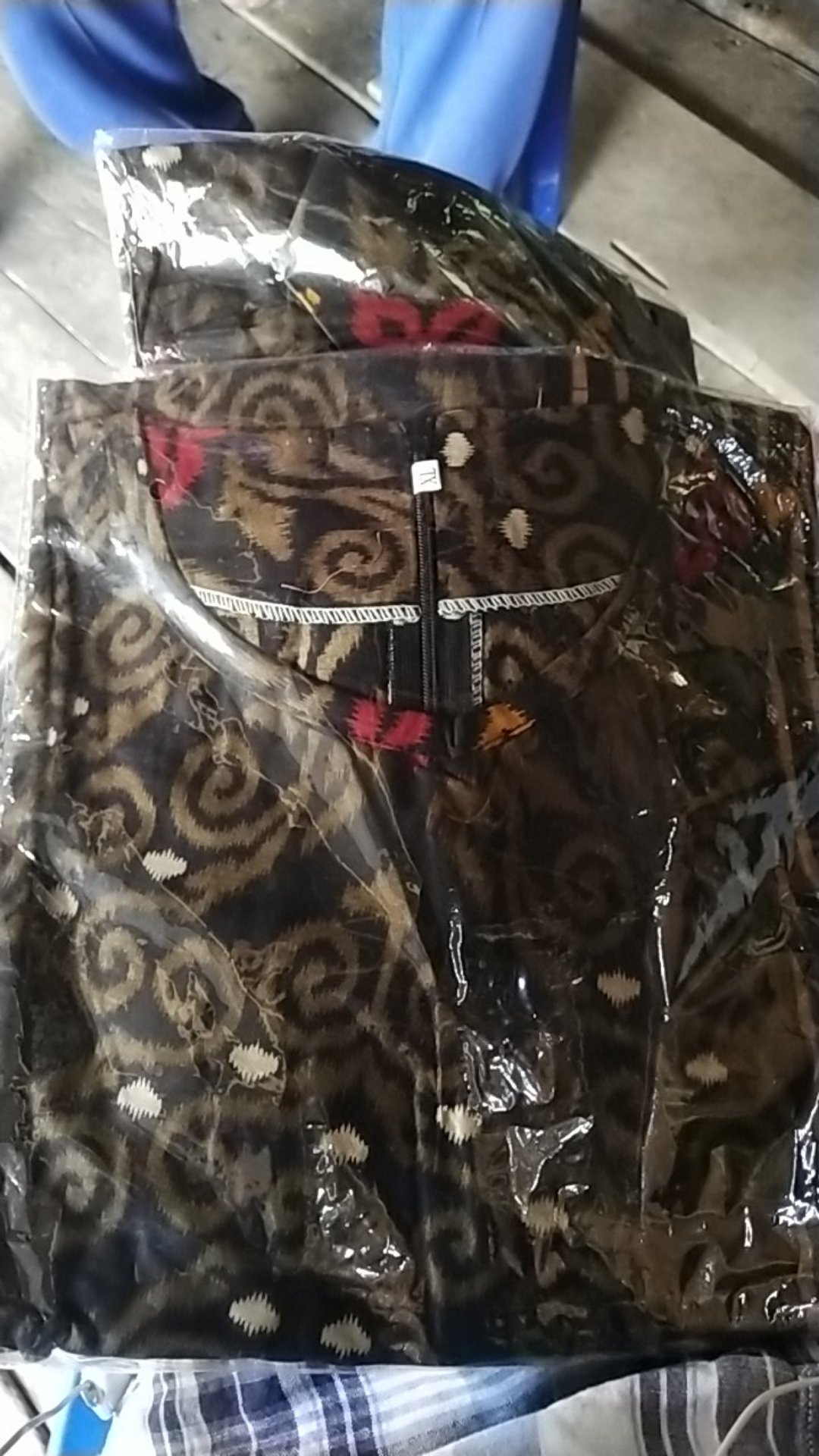 Baju Batik Capel Pasangan Kemeja Tunik Wanita Keluarga Pria Cople Copel Kapelan Seragam Kerja Kantor