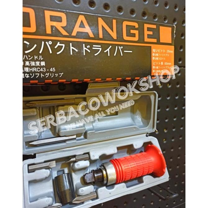 Obeng Ketok Putar/Vesel Orange