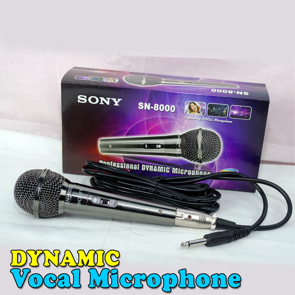 Mic Kabel SN 8000 / DYNAMIC Microphone Cable SONY SN - 8000 / MIC DYNAMIC SN-8000/ Microphone Kabel