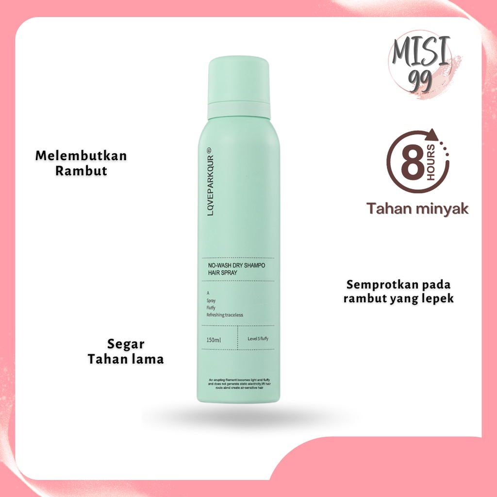 Dry Shampoo Semprotan Rambut Kering Untuk Mengembangkan Rambut Minyak Rambut Kontrol Rambut Berminyak Vitamin Rambut