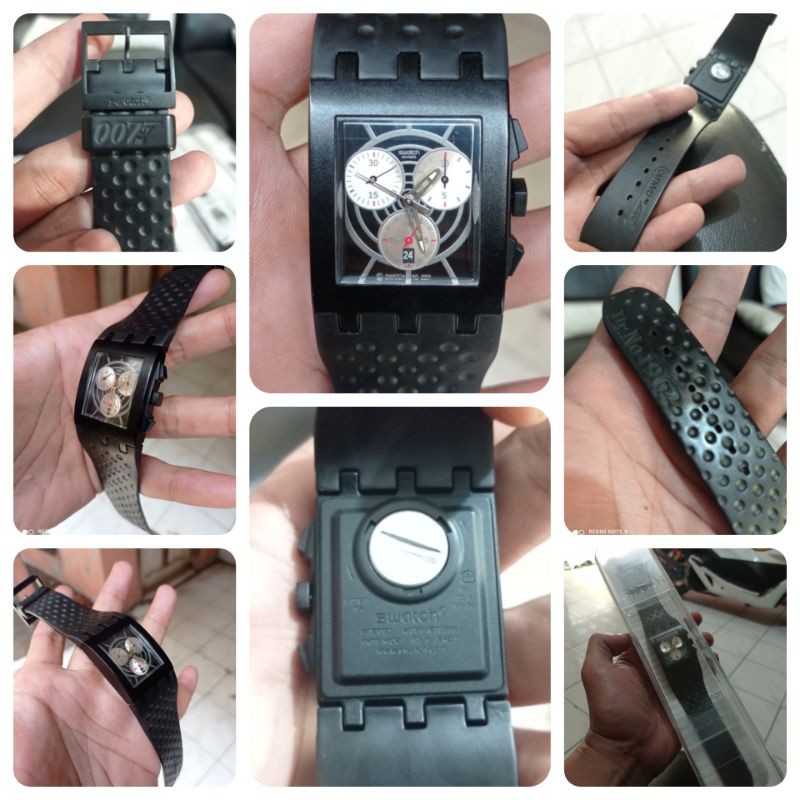 SWATCH 007 SPECIAL JAMES BOND DR.NO 1962 jam tangan bekas