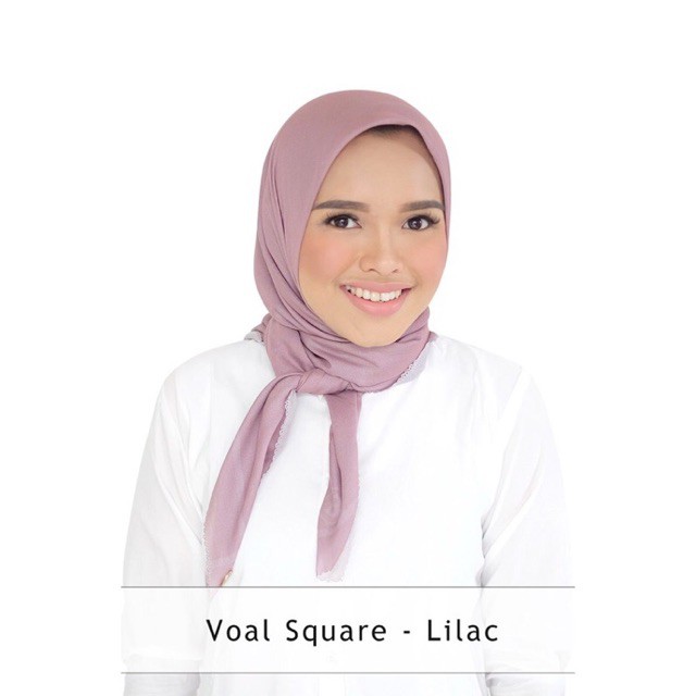 Buttonscarves Basic Voal Square Lilac