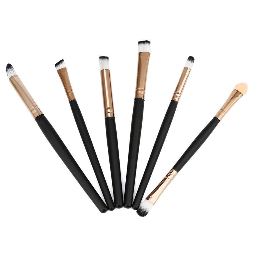 6 Function Makeup Brushes Set (6pcs)