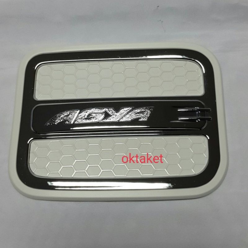 tank cover Toyota Agya luxury putih