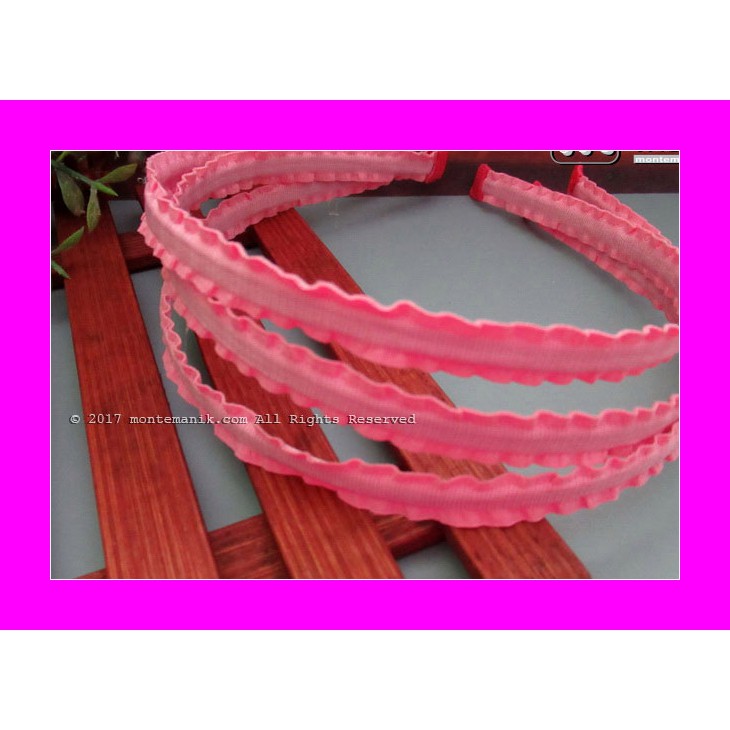 

Bando Besi Lapis Pita Grosgrain Hot Pink (BND-021) WPC