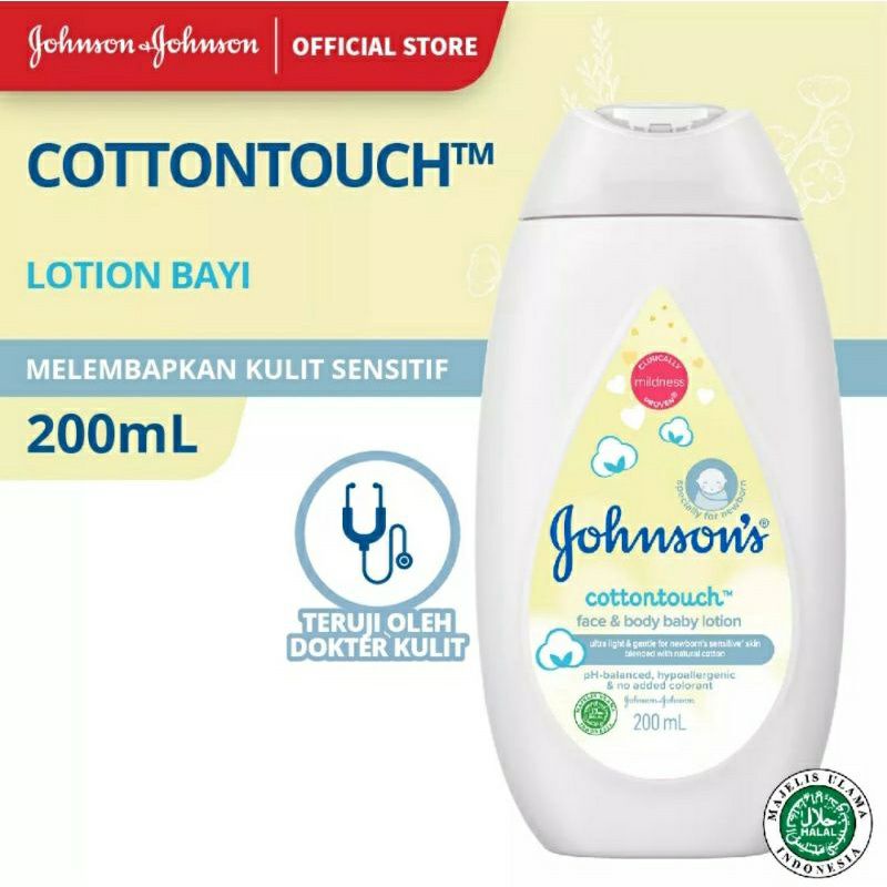 JOHNSON'S CottonTouch / Bedtime Baby Face &amp; Body Lotion 200ml