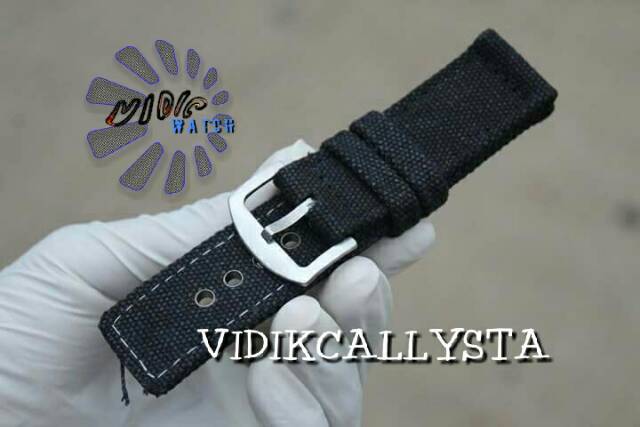 STRAP CANVAS NYLON 24MM / TALI JAM KANVAS UNIVERSAL 24 MM / PROMO BIG SALE