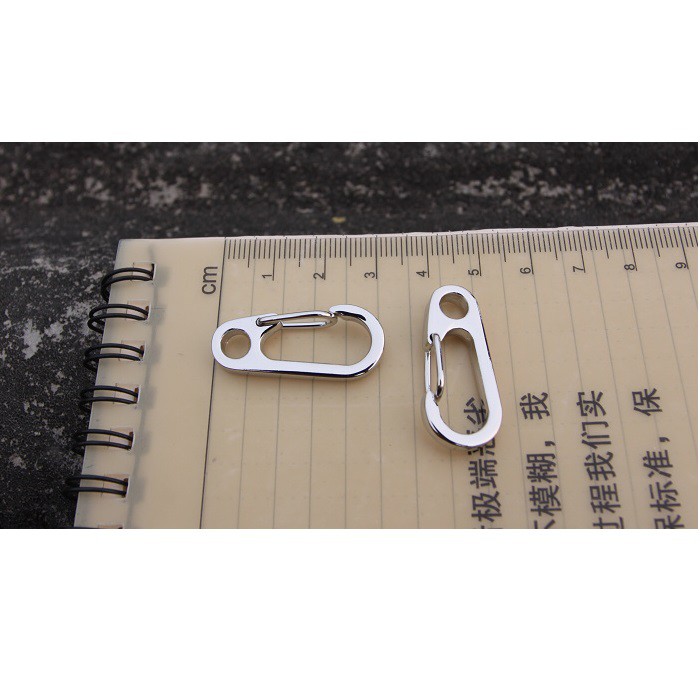 Agares Mini D-type Buckle Hanging Carabiner Keychain EDC Portable Tools / Alat Bantu Tali - B36 -