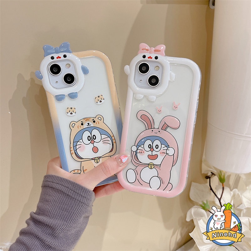 Soft Case Pelindung Kamera Motif Kartun Monster Kecil Tahan Banting Untuk iPhone 14 13 12 11 Pro Max X Xr Xs Max 7 8 6 6s Plus SE 2020