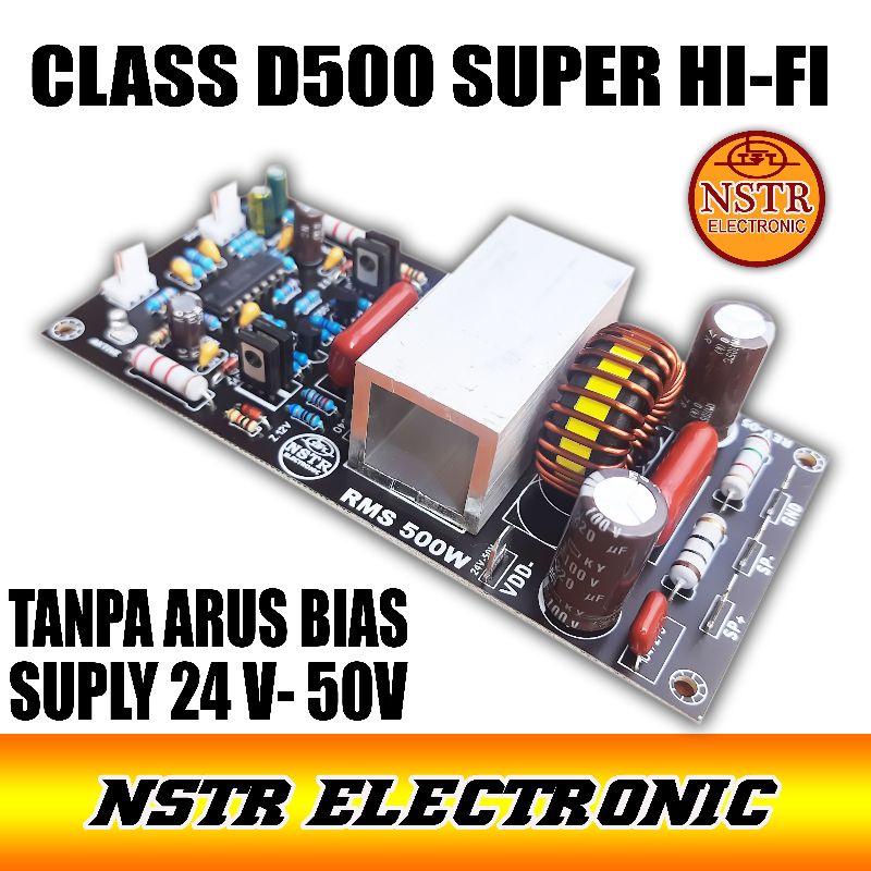 Kit power class D500 Watt Tanpa Arus BIas