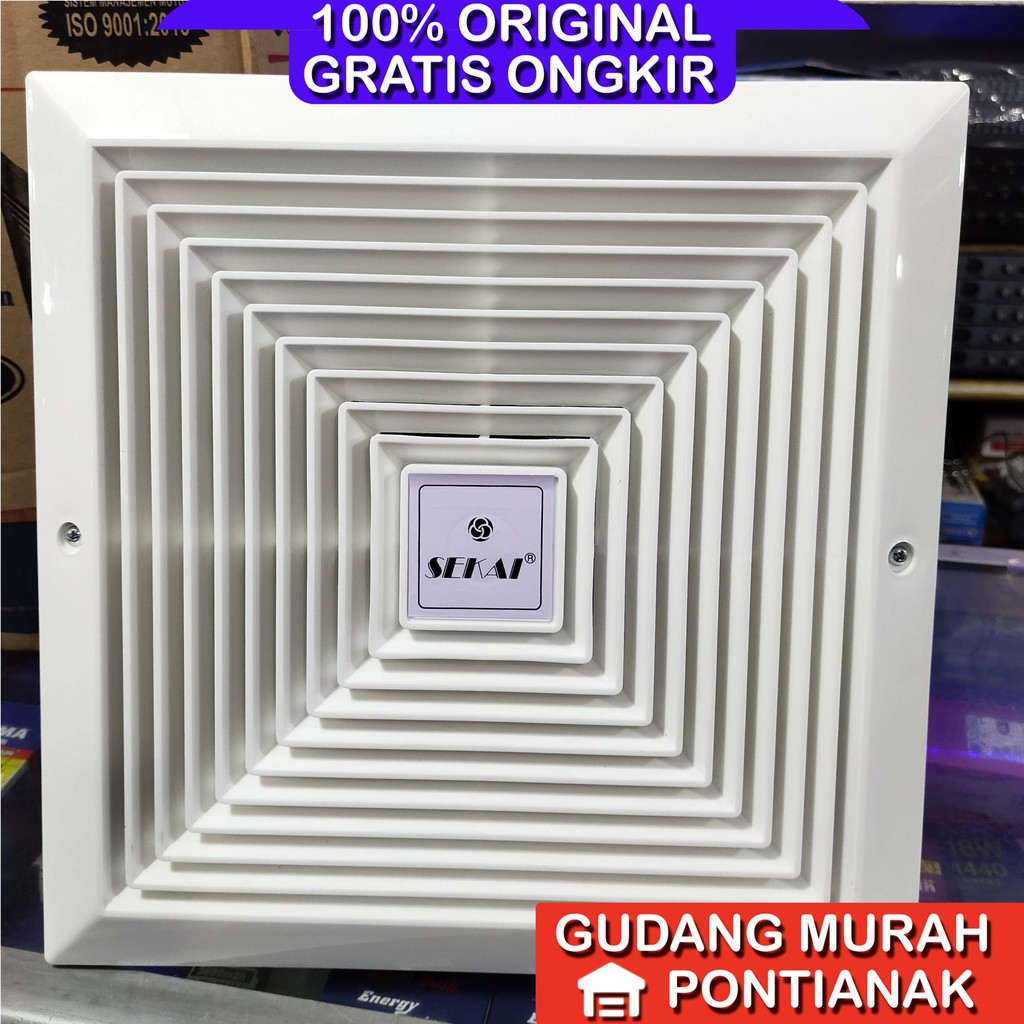 Exhaust Fan Ceiling Plafon Sekai MVF 1091 10inch 10&quot; wall hexos fan penyedot udara hawa panas asap