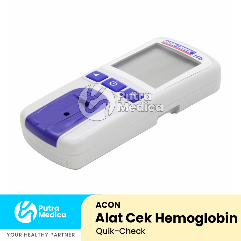 Acon Quik Check Alat Cek Hemoglobin / Haemometer Digital / Tes Darah HB Meter