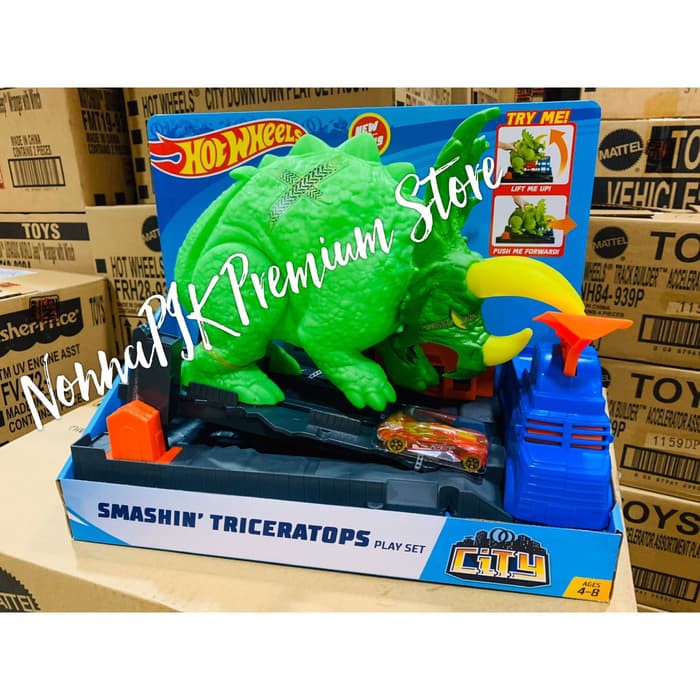 hot wheels triceratops