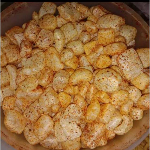 

Kerupuk Kulit Pedas Asin Enak Kemasan 250 Gram