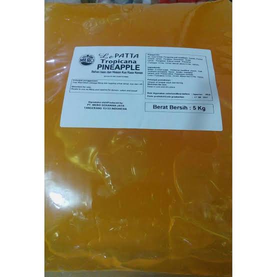 

Selai Nanas - Pineapple Lepatta Kemasan 5kg - Gosend Only!