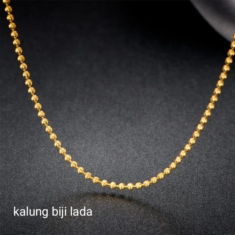 Kalung Salib Permata Dan Polos Xuping Lapis Emas