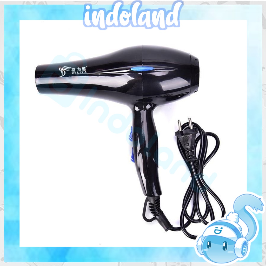 ☀INDOLAND☀ R348 HAIR DRYER DELIYA PENGERING RAMBUT MODERN PROFESIONAL SALON DENGAN SUHU BISA DIATUR