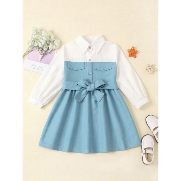 (Gratis Ongkir) Baju Anak Kekinian 2022 1-6 Tahun - Baju Anak Terbaru - Baju Anak Perempuan Korea, B