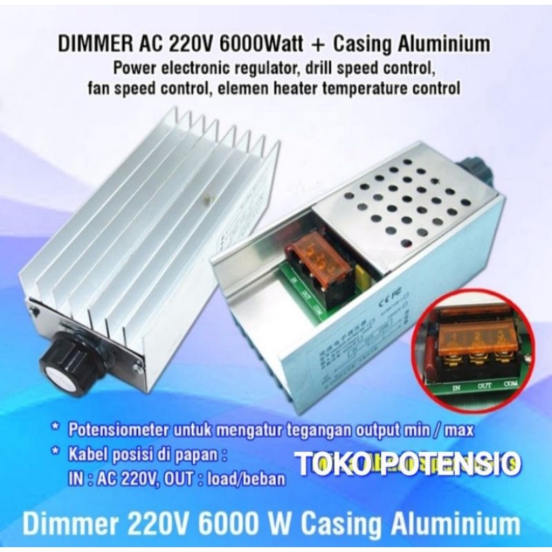 DIMMER AC 220V 6000WATT