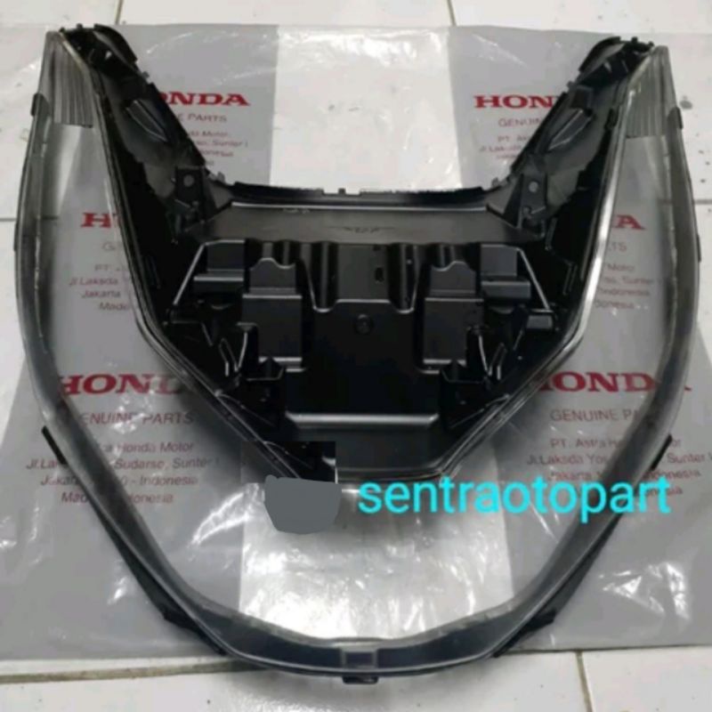 Mika kaca lampu depan all new pcx 160 2021 ada list hitam original stanley