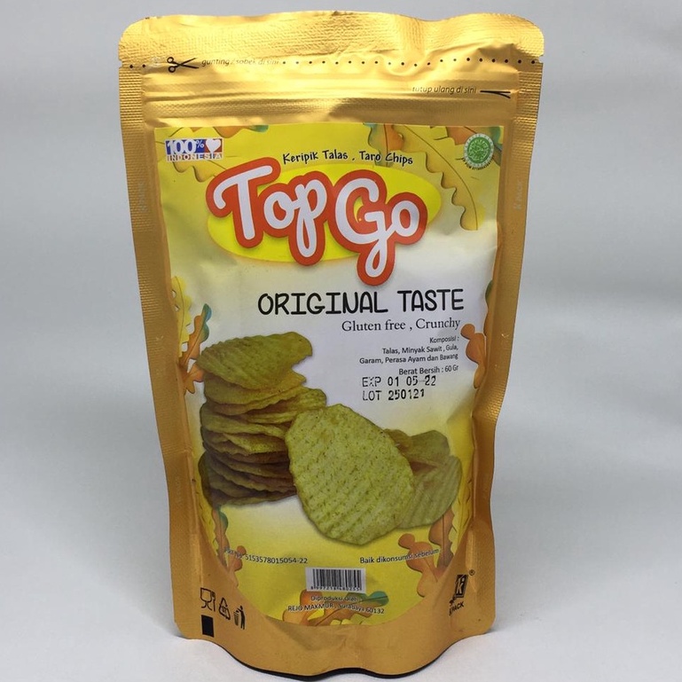 

TopGo Keripik Talas 60gr