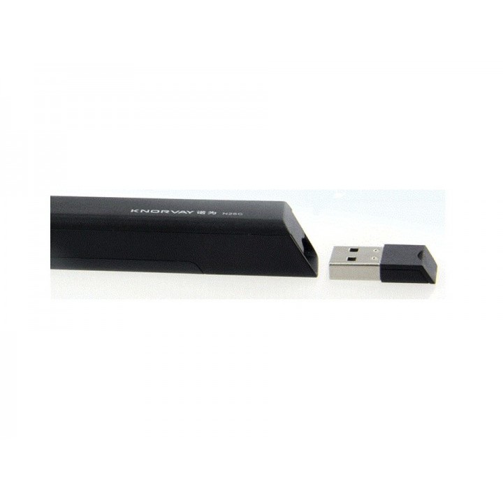 Wireless Presenter with Laser Pointer KNORVAY N26C Hitam