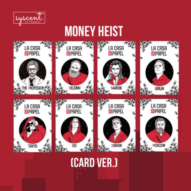 SYSCENT PARFUM MOBIL / RUANGAN / AIR FRESHENER MONEY HEIST