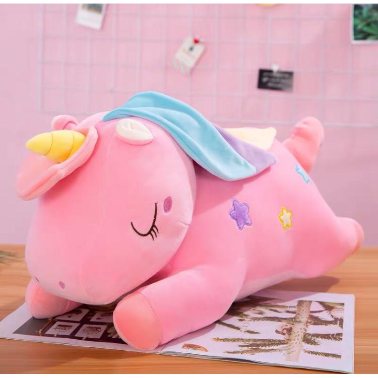 BONEKA UNICORN BINTANG LAY SUPER LEMBUT KUDA PONY