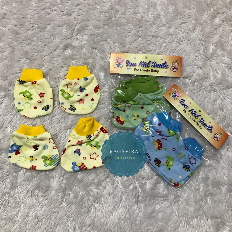 sarung tangan bayi perlengkapan bayi Sarung Tangan dan Kaki Bayi New Born