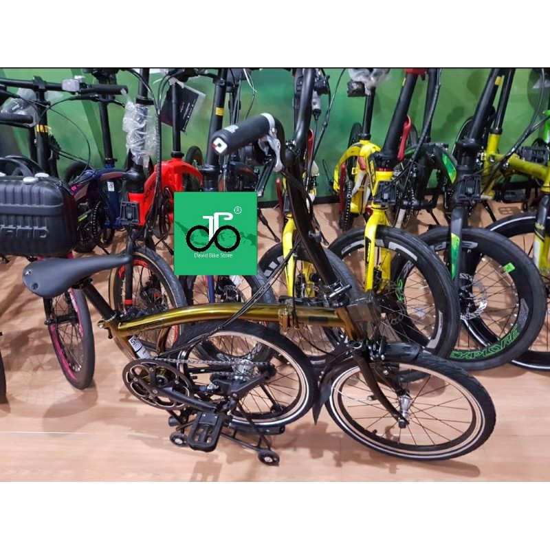 Sepeda Lipat 16" Element Pikes Gen 2 Goldie (SPECIAL EDITION)