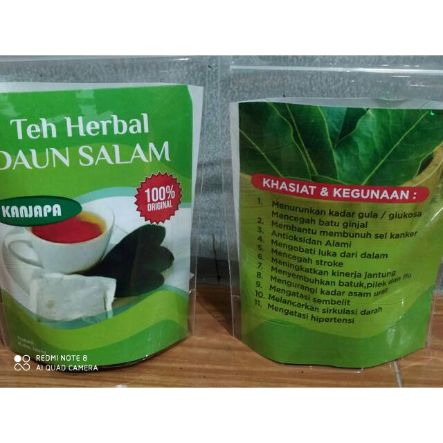 

Teh Herbal Kanjapa Daun Salam asli