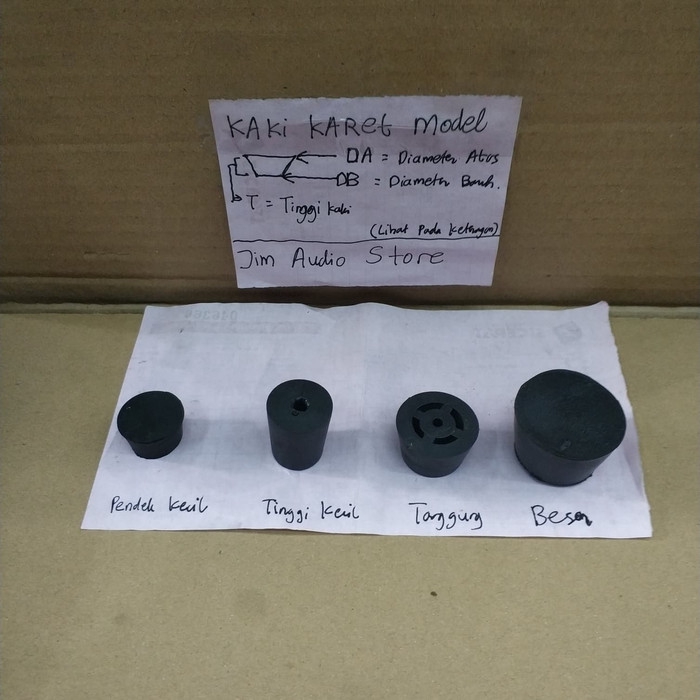 Kaki Karet Besar / Kaki karet box power /kaki karet box speaker