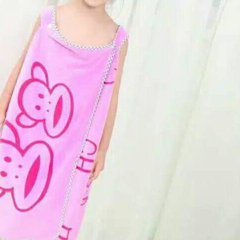 ☺ BAJU HANDUK DRESS KIMONO ANAK KARAKTER 60X120CM PENTHOUSE BAHAN LEMBUT SERAP AIR ♣
