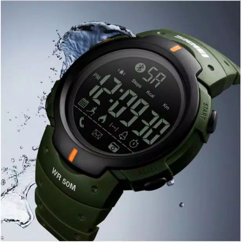 SKMEI 1301 ORIGINAL jam tangan pria bluetooth smartwacth